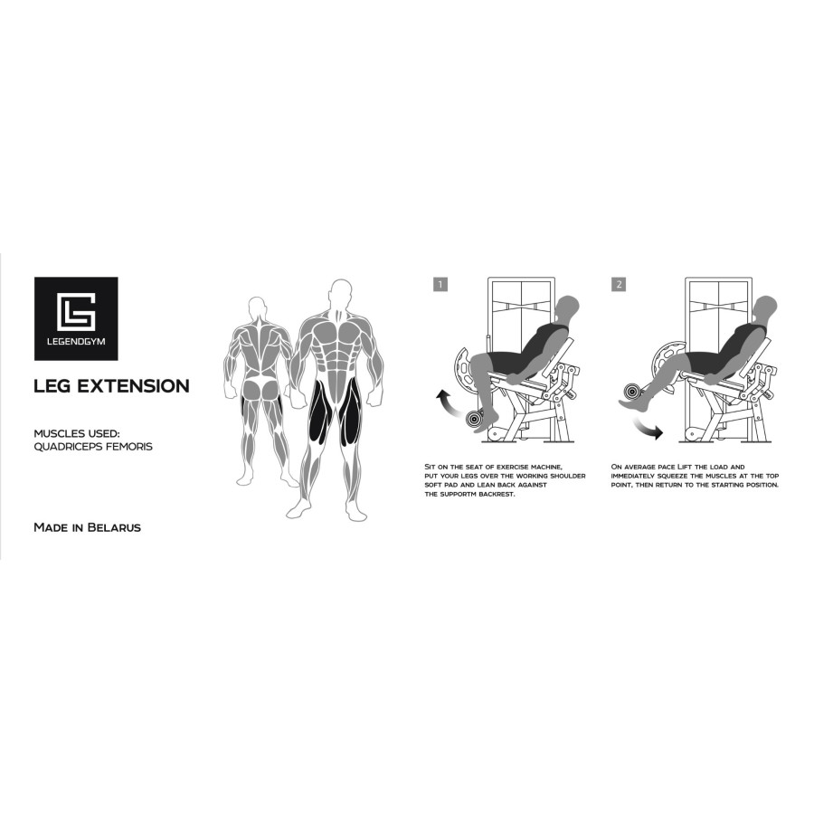 LegendGym - Leg extension VB 314