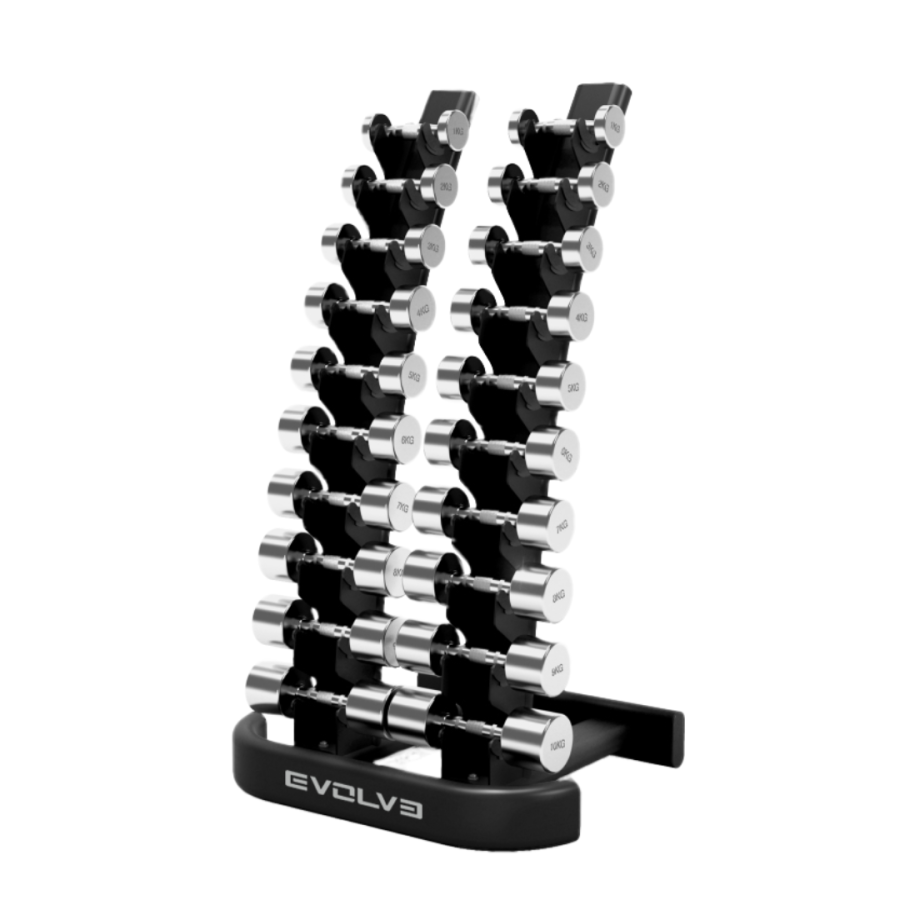 Evolve Chrome Dumbbells Set 1-10 kg