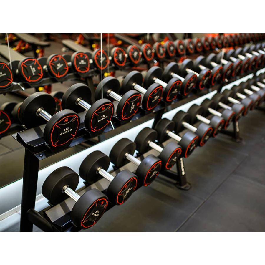 Evolve TPU Urethane Dumbbell Set - 2x37,5 - 60 kg