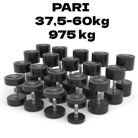 Evolve TPU Urethane Dumbbell Set - 2x37,5 - 60 kg