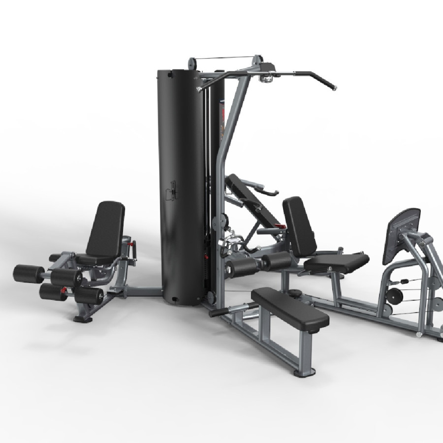 Evolve Selectorized Econ Series - 3 Stations Multi Gym + Leg Press, EC-350