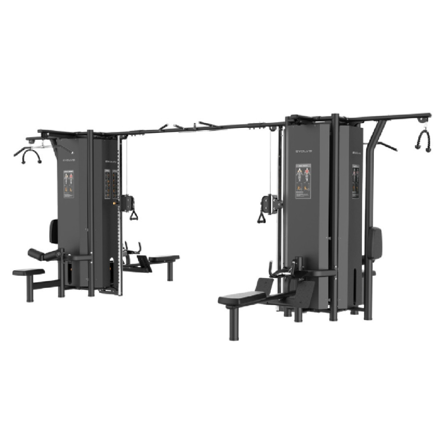 Evolve Ultra Series Series Selectorized 8 Stack Multigym