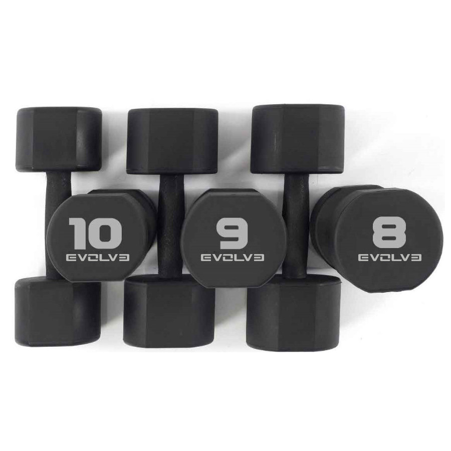 Evolve CPU Urethane Dumbbells Set 1-10 kg