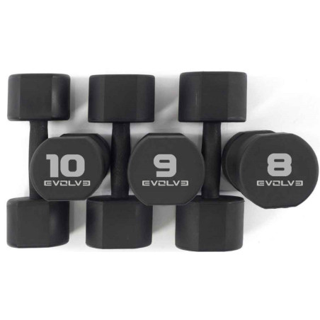 Evolve CPU Urethane Dumbbells Set 1-10 kg