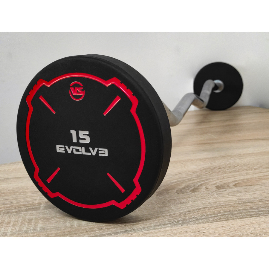 Evolve CPU Urethane Curl Fixed Barbell
