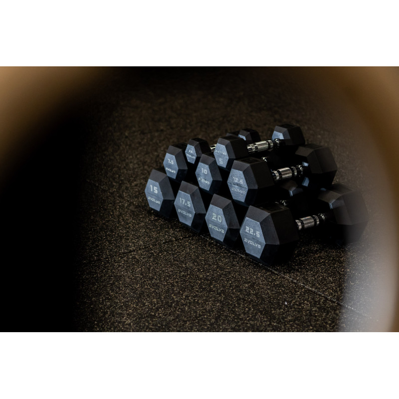 Evolve Hexagon Dumbbells Set 1-10kg