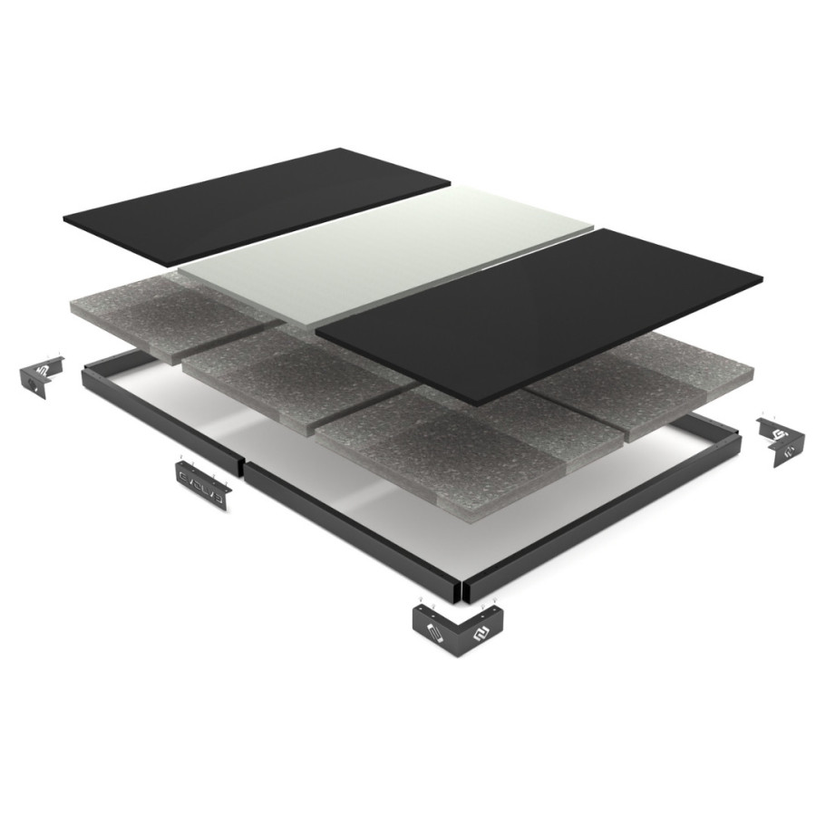 Weightlifting Free Standing Sound & Vibration Absorption Platform 310 x 210 x 10 cm