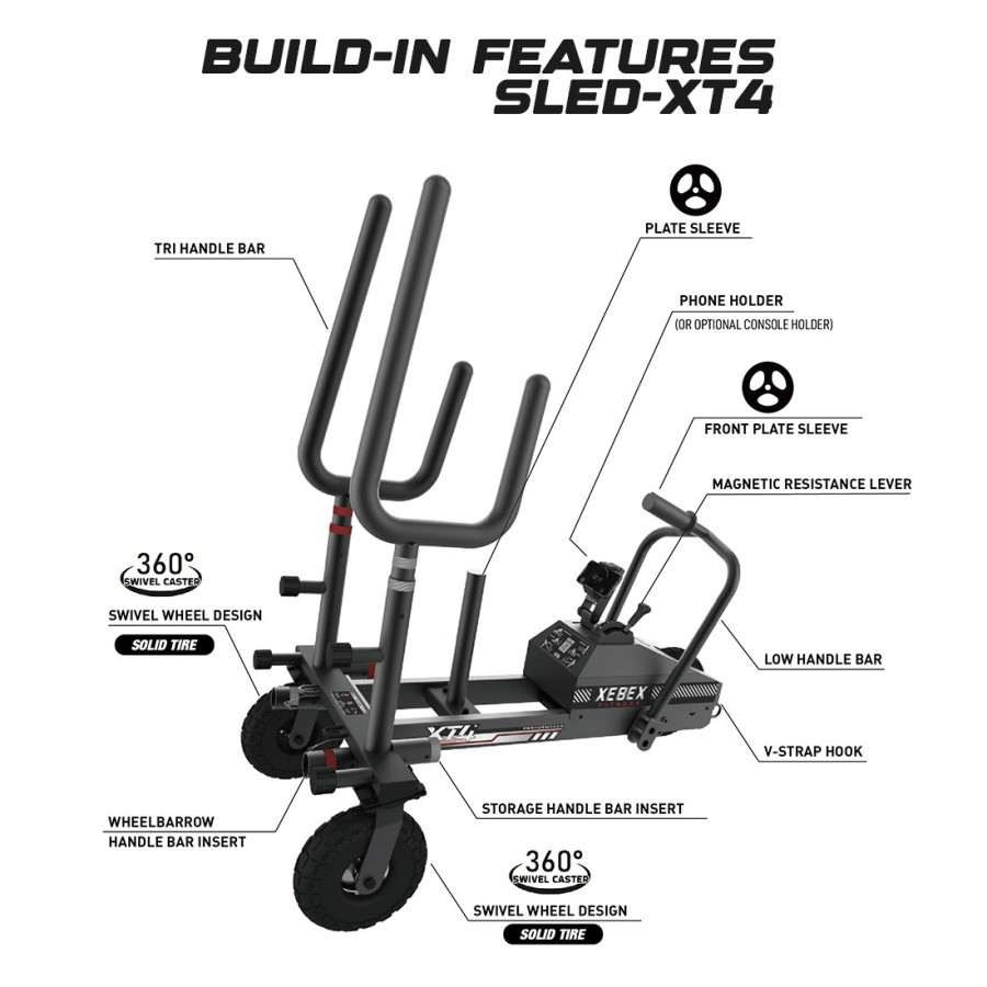 XEBEX - FITNESS XT4 SLED