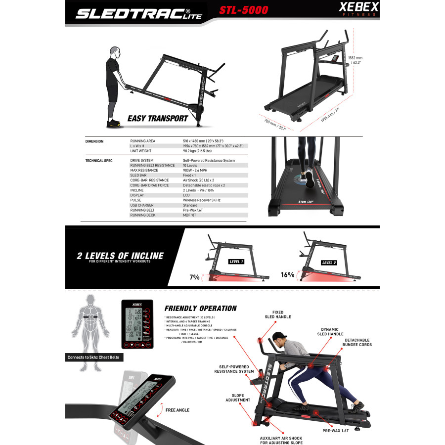 XEBEX - SLEDTRAC LITE 5000