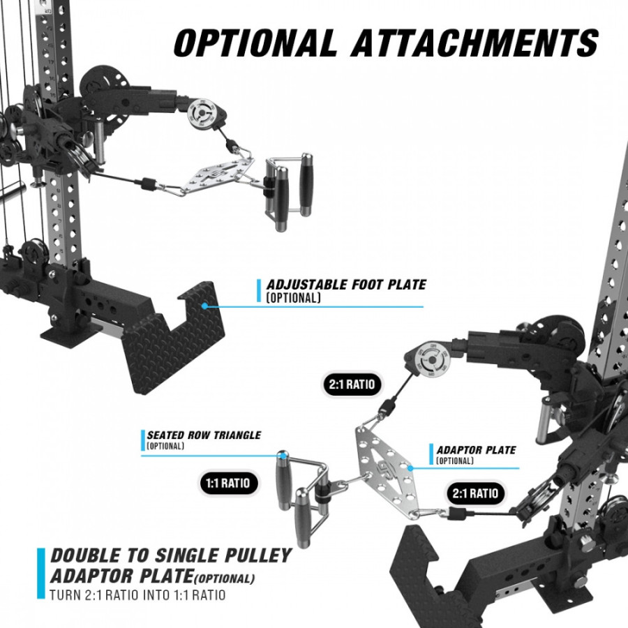 GETRXD - Phoenix Plate Loaded Cable Tower