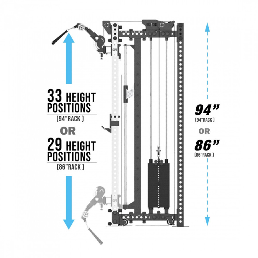 GETRXD - RX3 Tornado Compact Smith Machine Rack