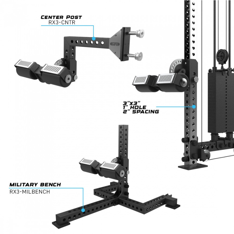 GETRXD - RX3 Lat Pull and Low Row Pad