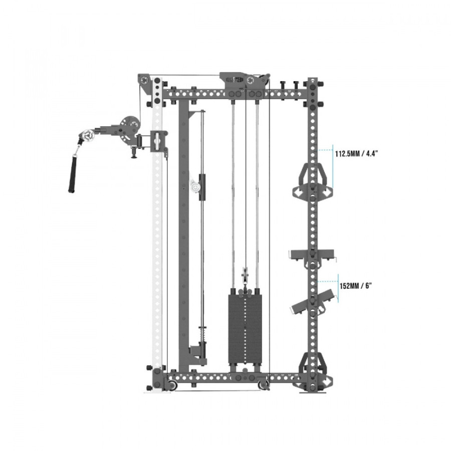 GETRXD - RX3 42" Plate and Ball Shelf