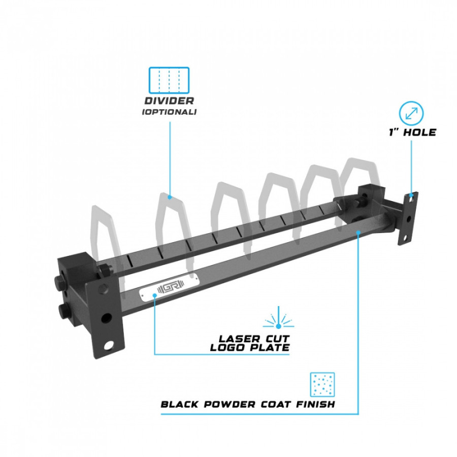 GETRXD - RX3 42" Plate and Ball Shelf with Extension