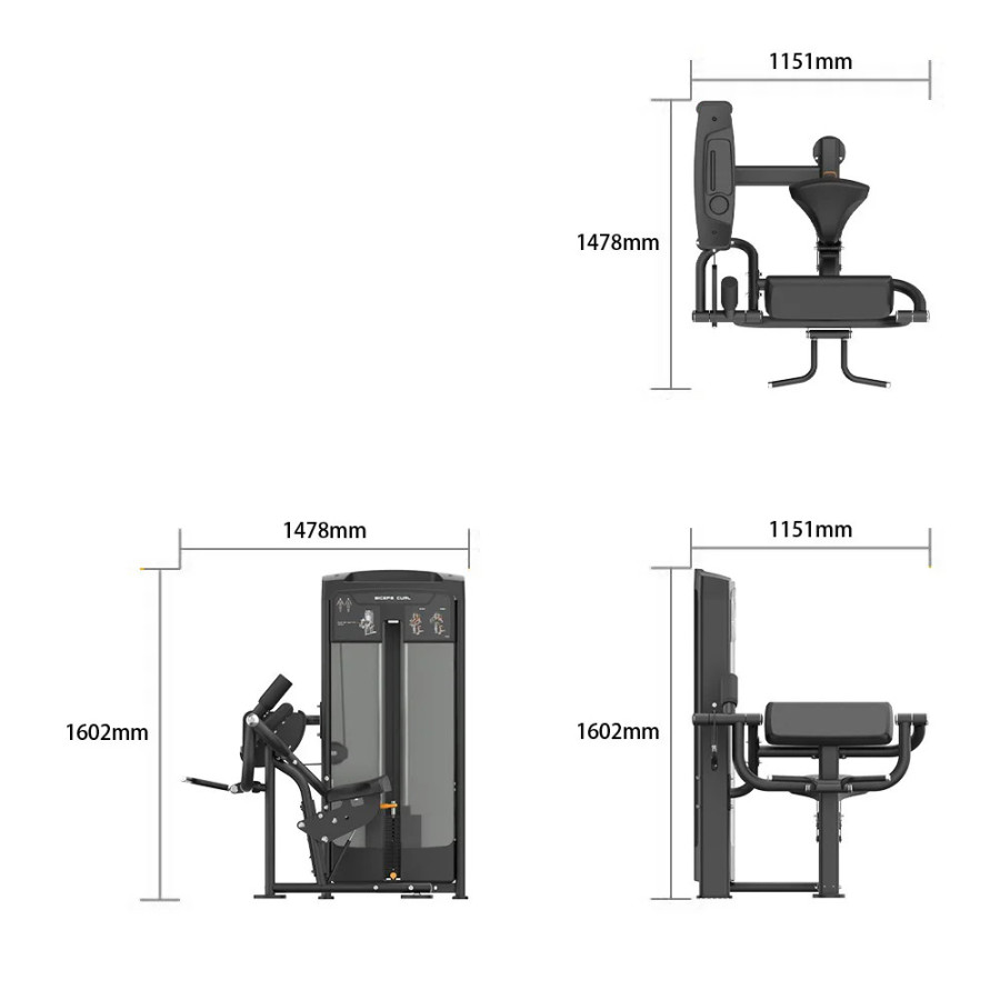 Evolve Ultra Series Selectorized Biceps Curl