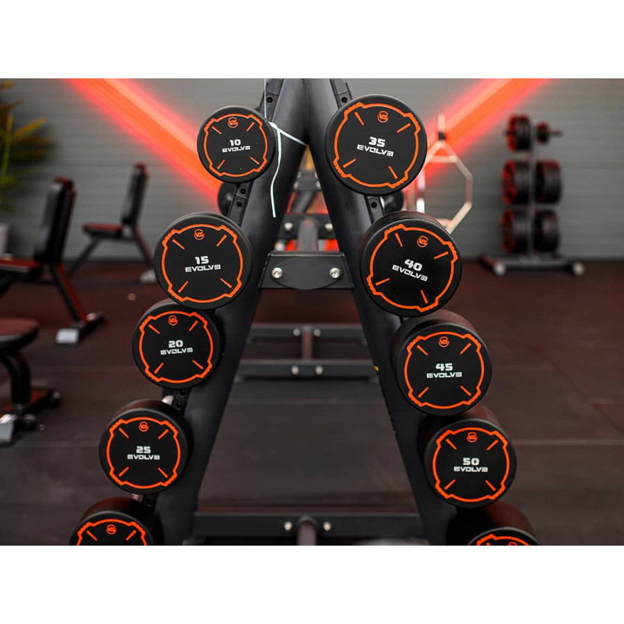 Evolve CPU Urethane Curl Fixed Barbell